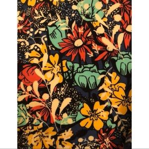 LuLaRoe One Size FLORAL Leggings